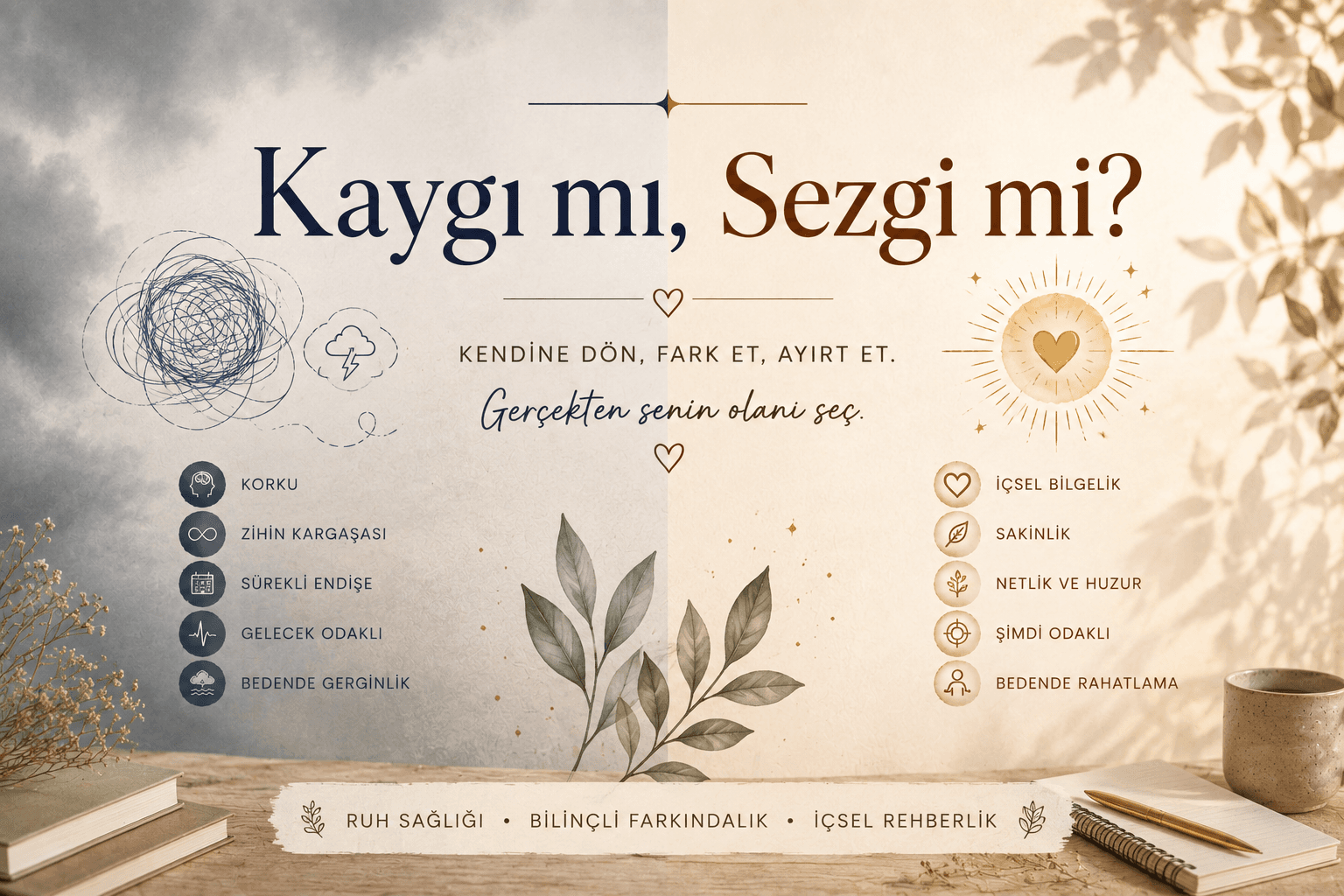 KAYGI MI SEZGİ Mİ? İKİSİNİ  NASIL AYIRT EDERİZ?